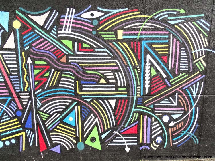 Lignes colorées