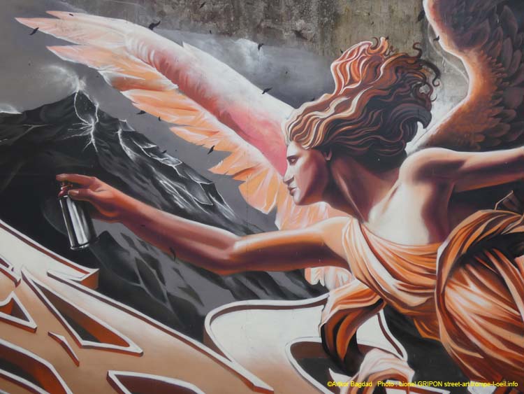 Ange graffeuse