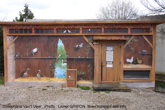 Volière de basse cour