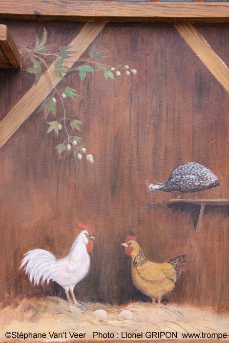 Volière de basse cour