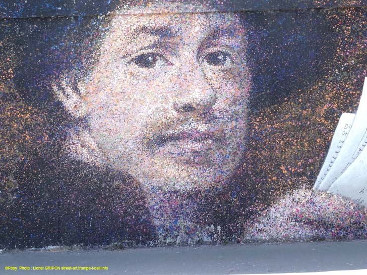 Rembrandt dos au mur