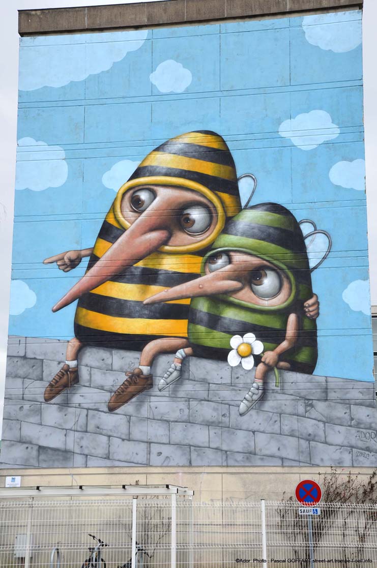 Abeilles père et fils