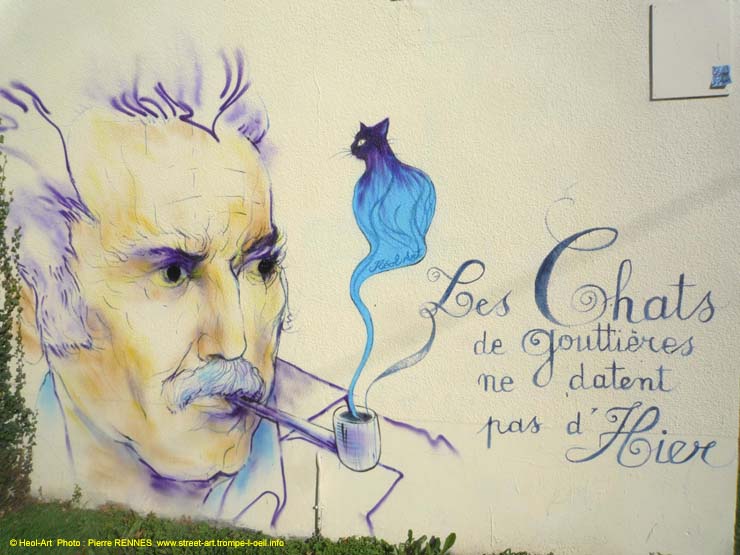 Brassens et les chats
