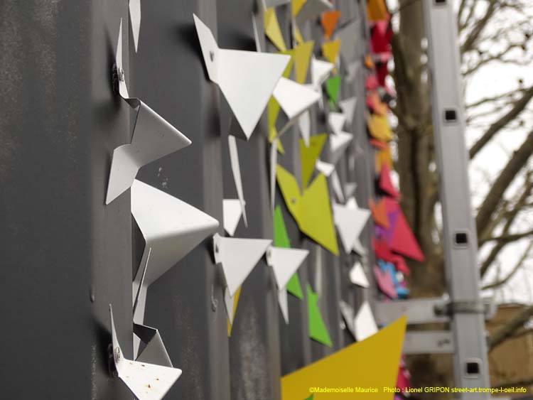 Origami colorée