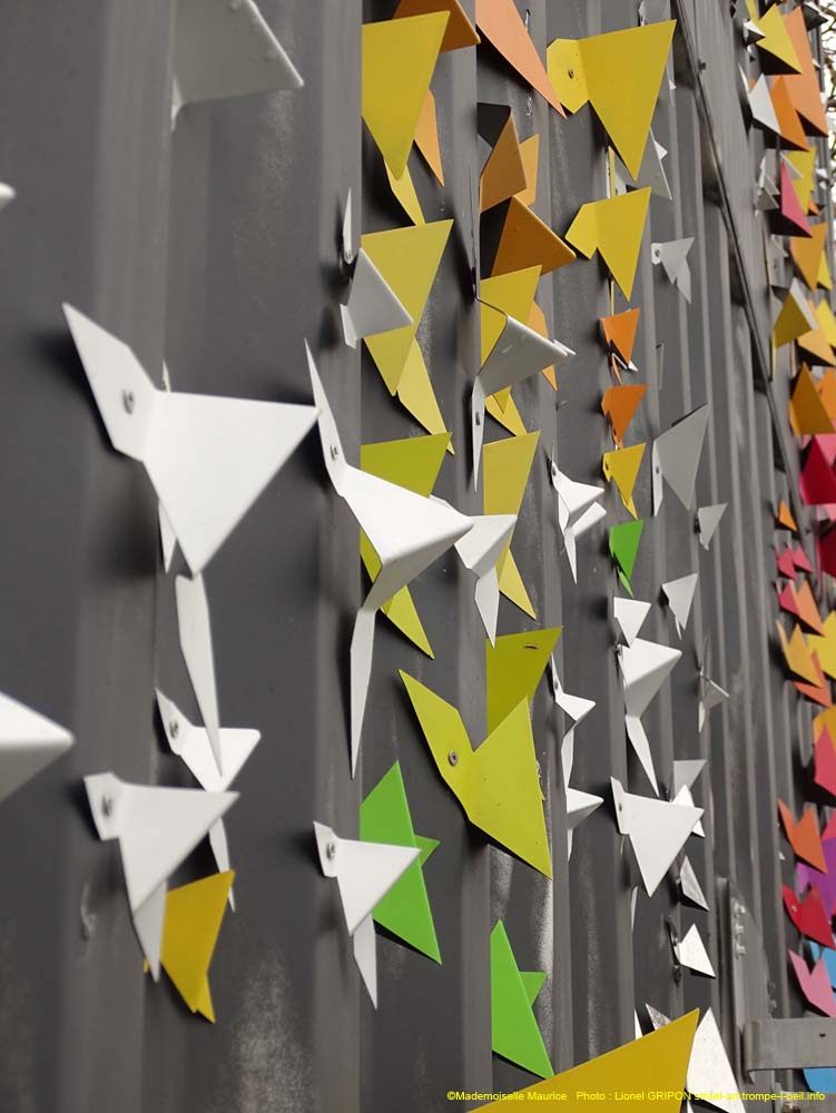 Origami colorée