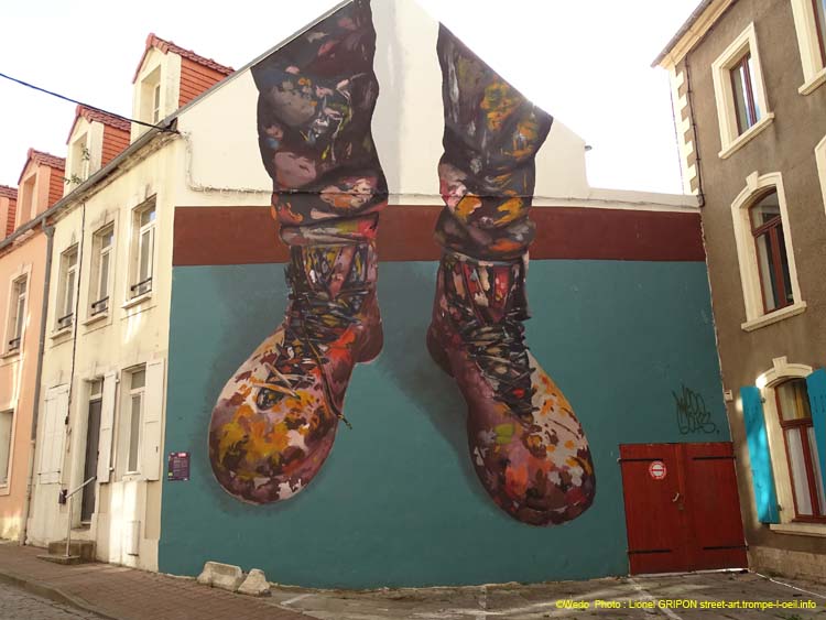 Chaussures tachées