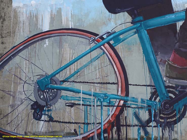 Roue écrasée