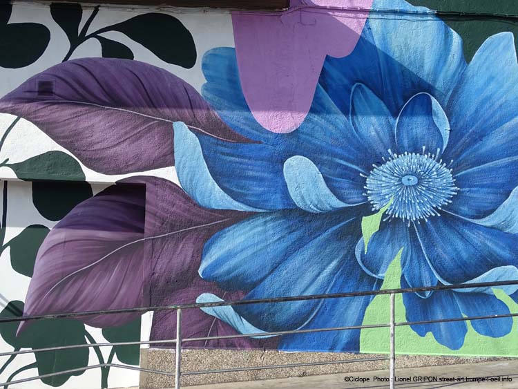 Fresque florale