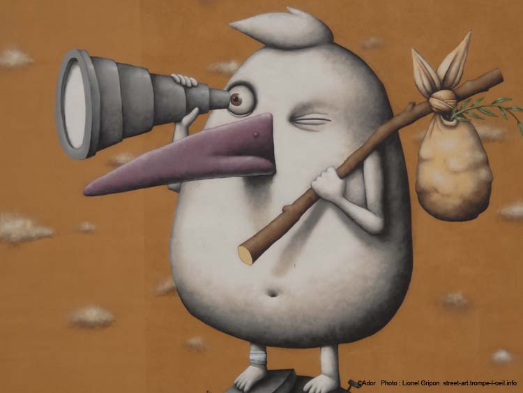 Perché sur un rocher