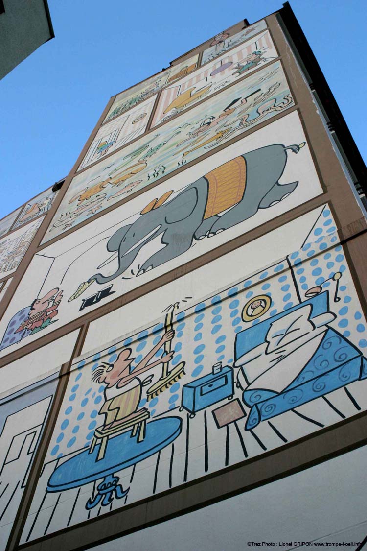 La façade en BD