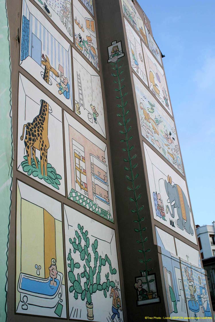 La façade en BD