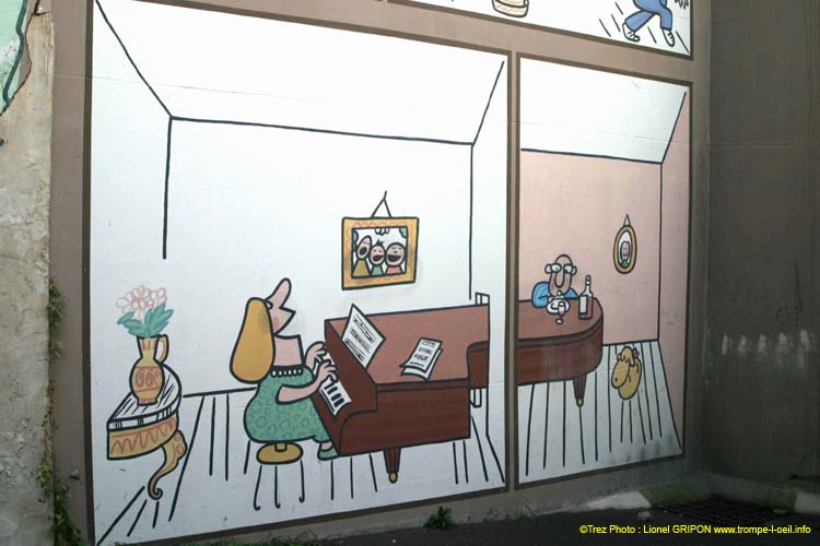 La façade en BD