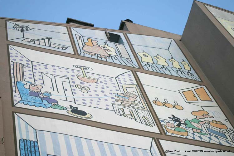 La façade en BD