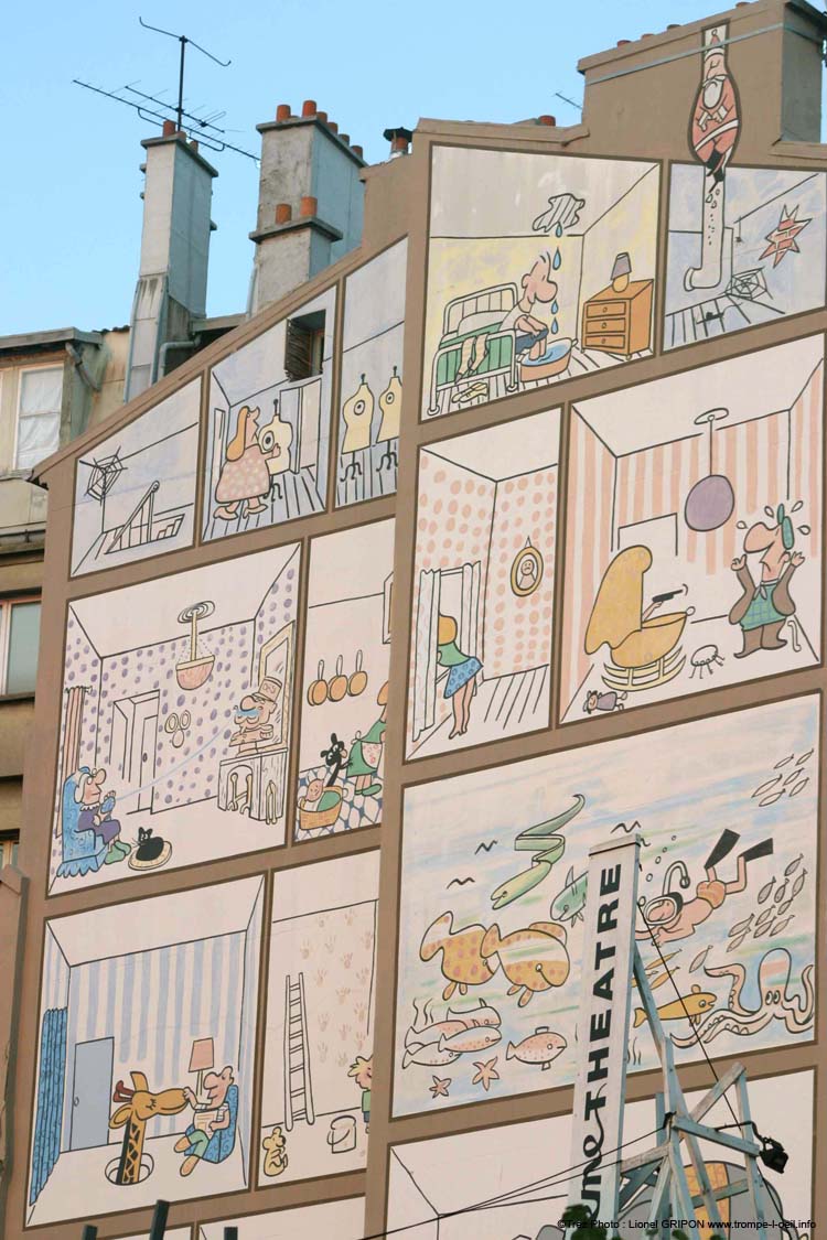 La façade en BD