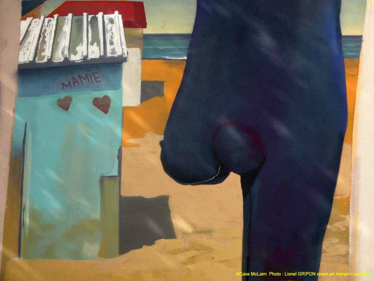 Surfeur unijambiste