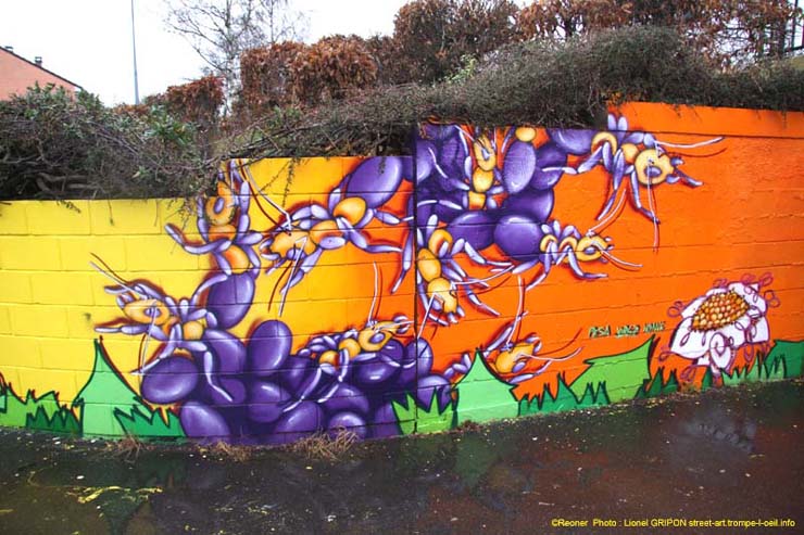Fourmis et lion