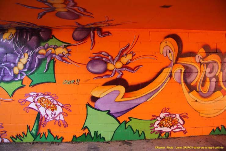 Fourmis et lion