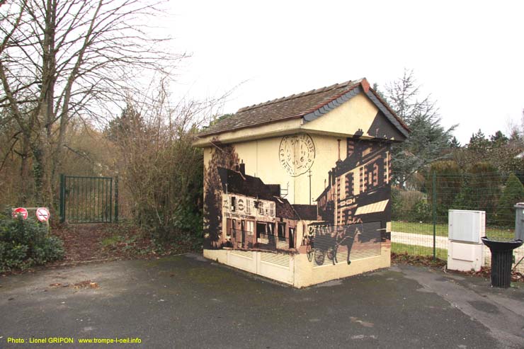 Carte postale sépia