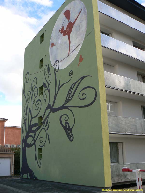 Funambule et Lune