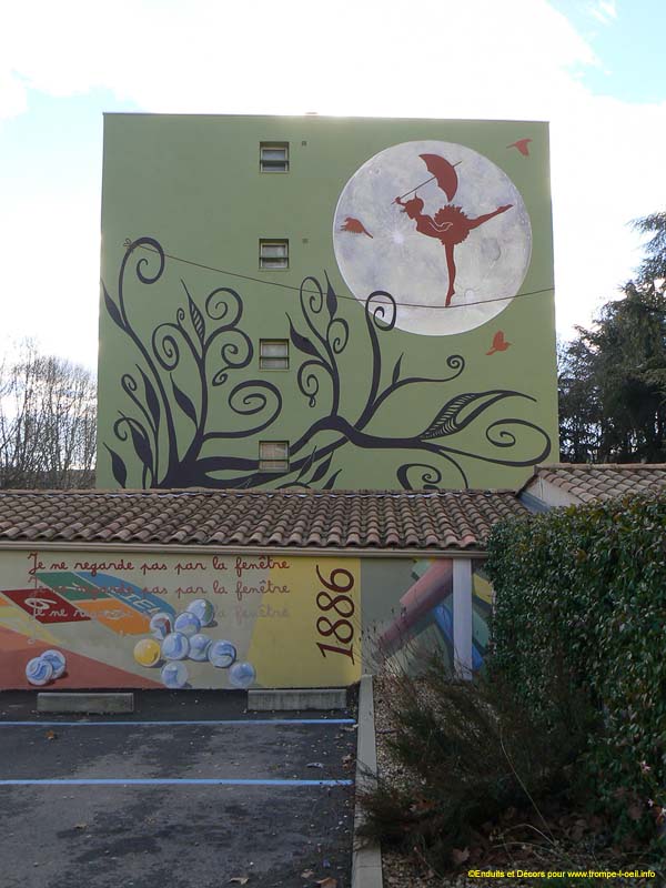 Funambule et Lune