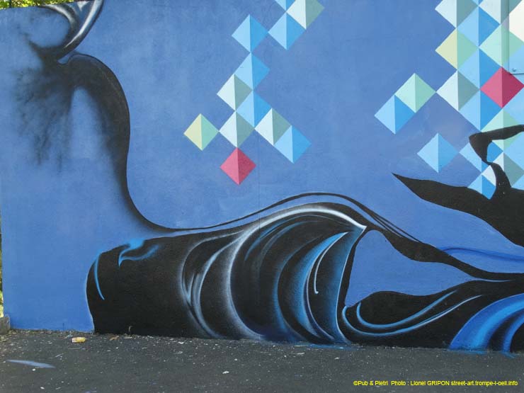 Mur abstrait