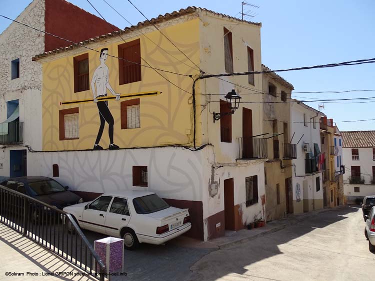 Funambule en action
