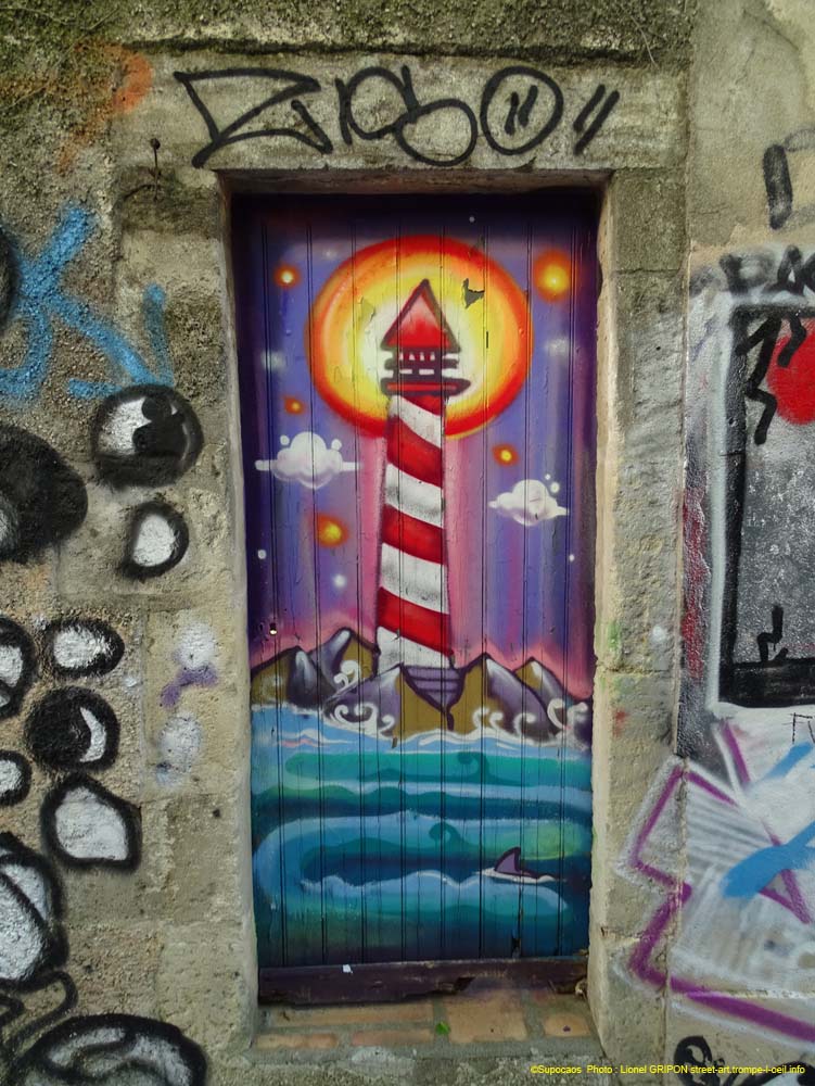 Phare coloré