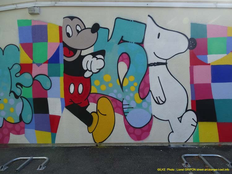 Mickey et Snoopy