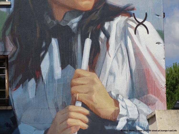 Femme au parapluie
