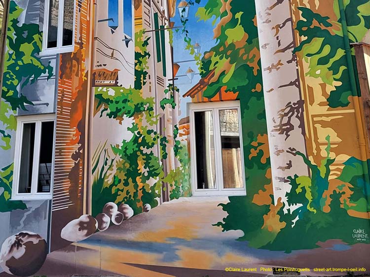 Ruelle colorée
