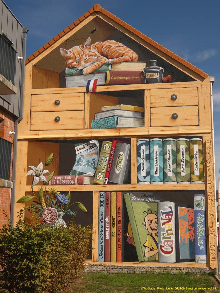 Bibliothèque en bois