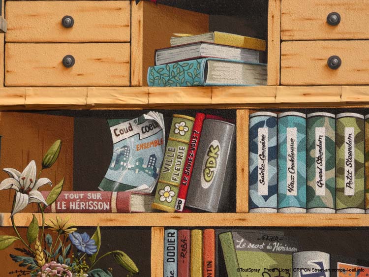 Bibliothèque en bois