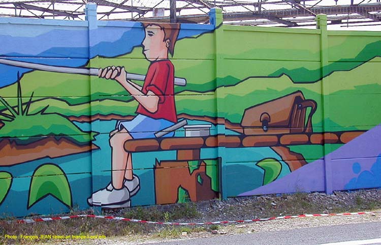 Béton décoré
