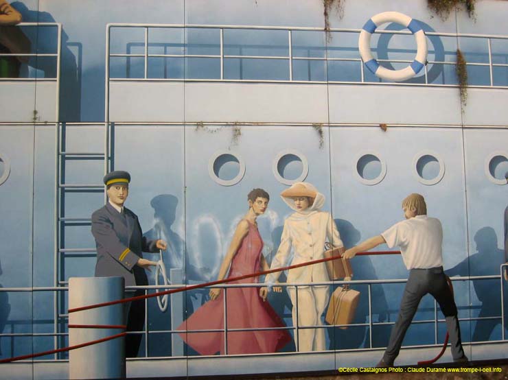 Bateau bleu