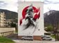 Renard et montagne