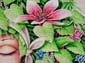 Pin-up aux fleurs