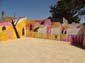 Plage colorée