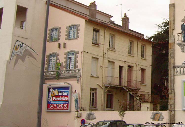 Escalier et balcons