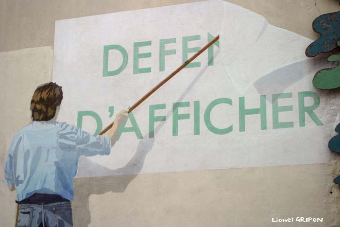 Défense d’afficher