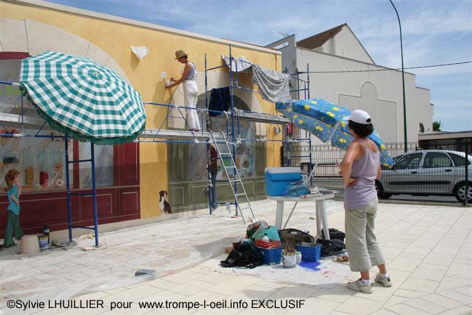 0 - La place pendant les travaux