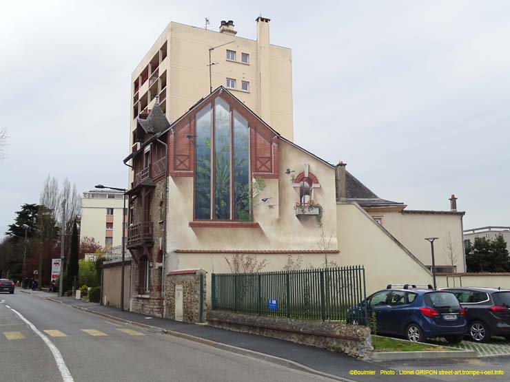 Verrière et colombages