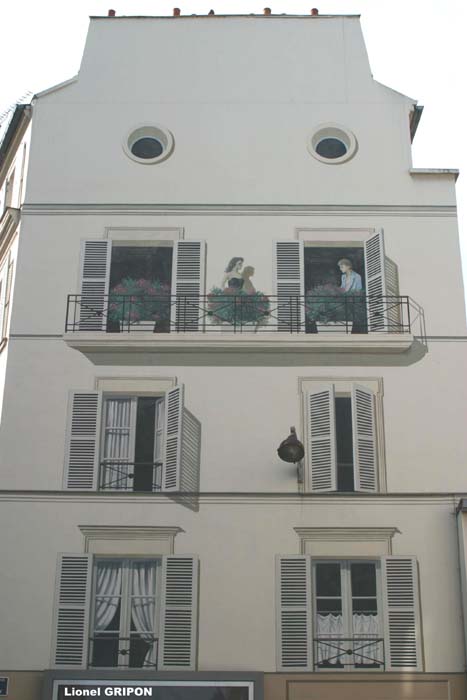 Le couple sur le balcon