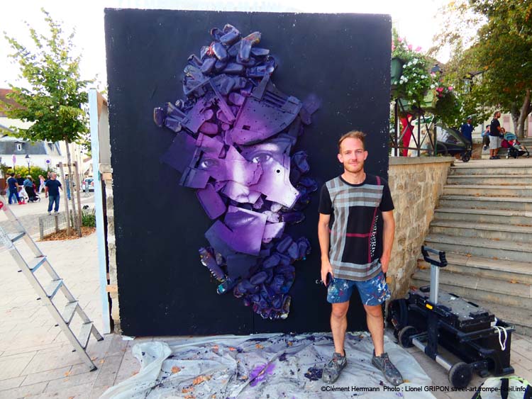 Portrait en relief