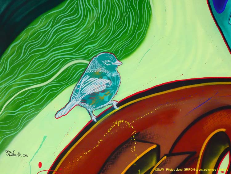 Belle et oiseau