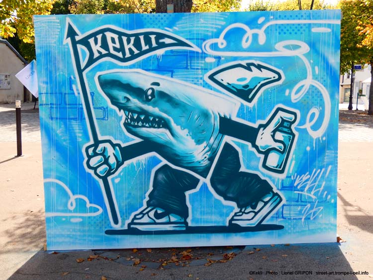 Graffeur requin