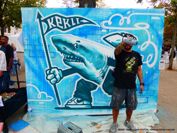 Graffeur requin