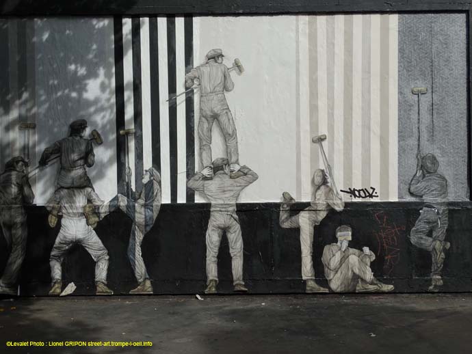 Le mur-51 Levalet