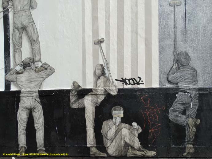 Le mur-51 Levalet