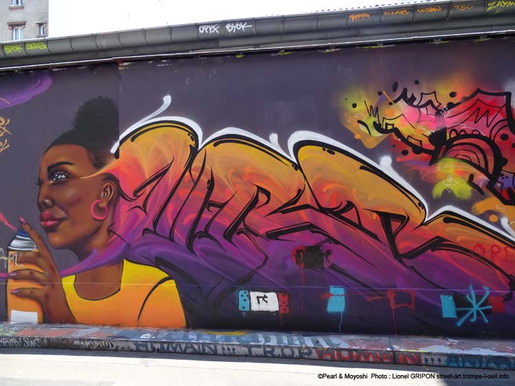 Graffeuse chamarré
