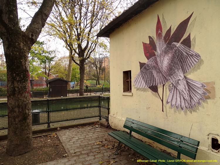 Envol de moineau
